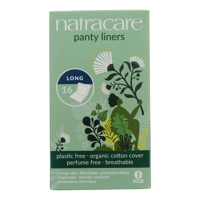 Natracare Panty Liners - Long - Wrapped - 16 Count - Orca Market