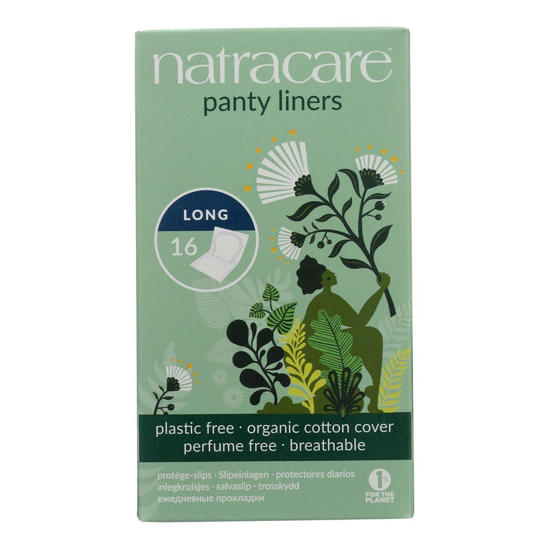 Natracare Panty Liners - Long - Wrapped - 16 Count - Orca Market