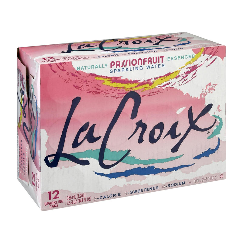 Lacroix Sparkling Water - Passionfruit - Case Of 2 - 12/12 Fl Oz - Orca Market