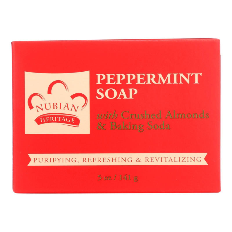 Nubian Heritage Bar Soap Peppermint - 5 Oz - Orca Market