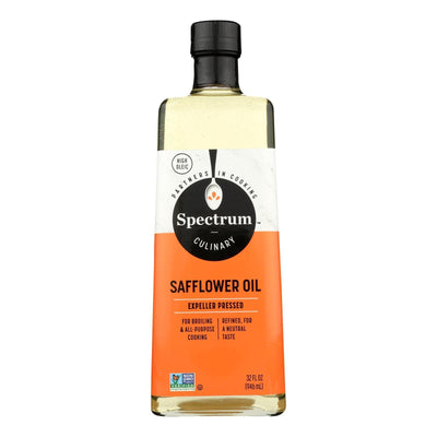 Spectrum Naturals High Heat Refined Safflower Oil - Case Of 12 - 32 Fl Oz. - Orca Market