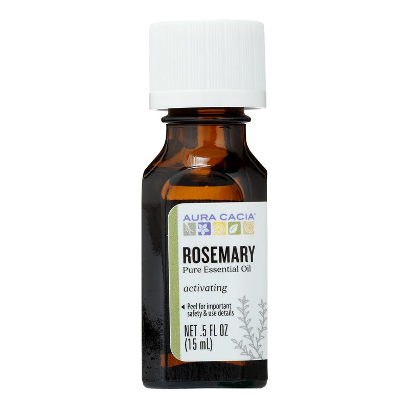 Aura Cacia - Pure Essential Oil Rosemary - 0.5 Fl Oz - Orca Market