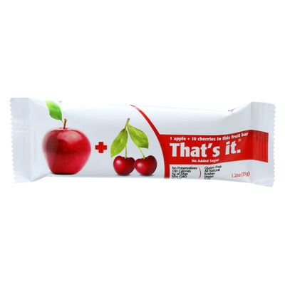 That's It Fruit Bar - Apple And Cherry - Case Of 12 - 1.2 Oz - Orca Market