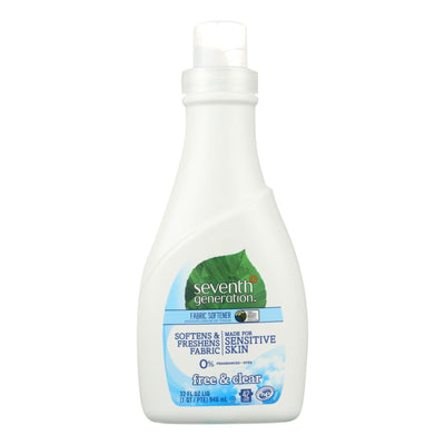 Seventh Generation Natural Liquid Fabric Softener - Free And Clear - Case Of 6 - 32 Fl Oz. - Orca Market