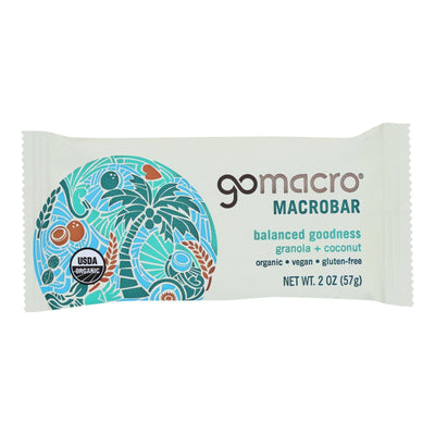 Gomacro Organic Macrobar - Granola With Coconut - 2 Oz Bars - Case Of 12 - Orca Market