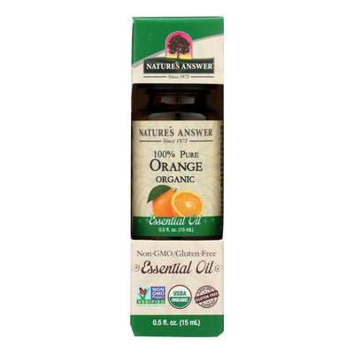 Nature's Answer - Organic Essential Oil - Orange - 0.5 Oz. - Orca Market