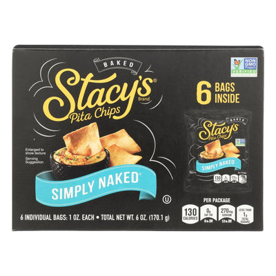 Stacey's Pita Chips - Simply Naked - 1 Oz - Case Of 72 - Orca Market