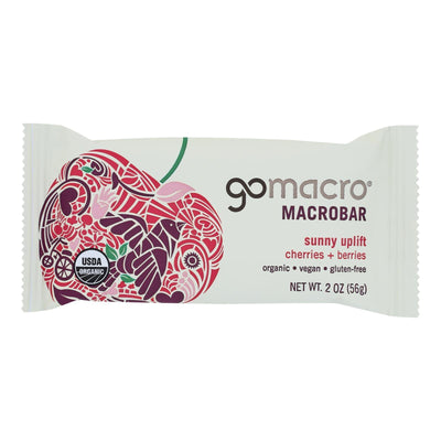 Gomacro Organic Macrobar - Cherries And Berries - 2 Oz Bars - Case Of 12 - Orca Market