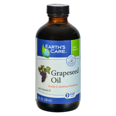 Earth's Care 100% Pure Grapeseed Oil - 8 Fl Oz - Orca Market