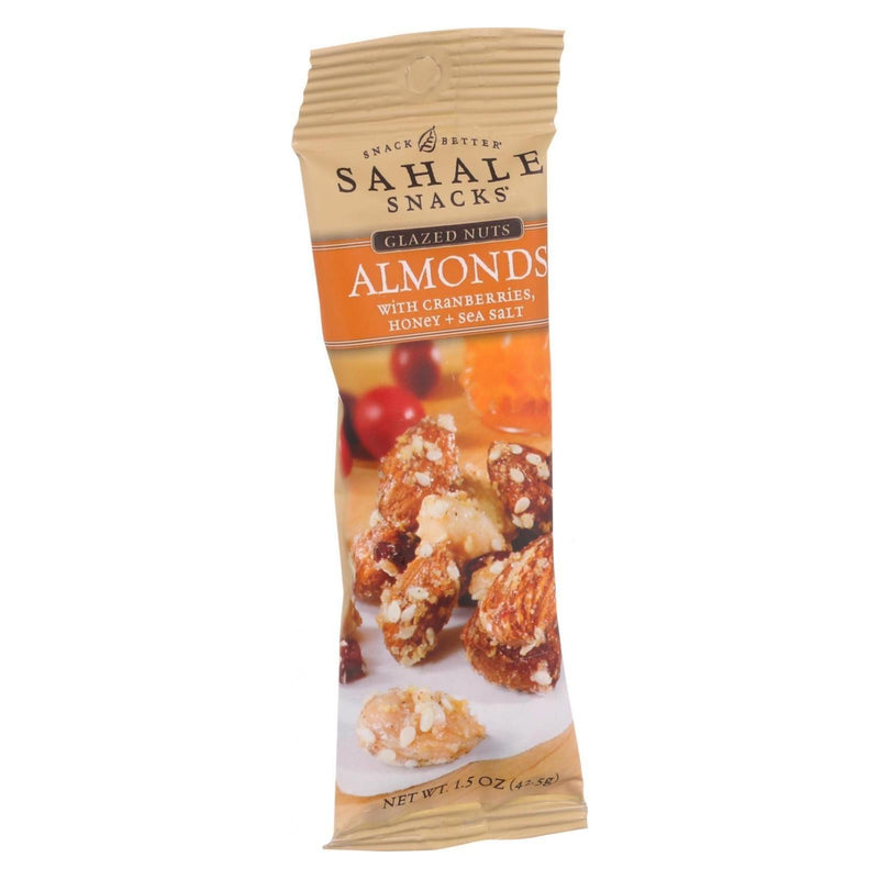 Sahale Snacks Glazed Nuts - Almonds With Cranberries Honey And Sea Salt - 1.5 Oz - Case Of 9 - Orca Market