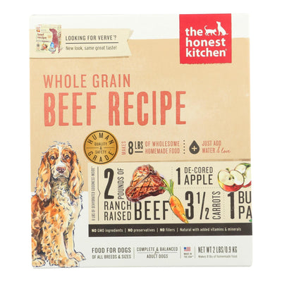 The Honest Kitchen - Dog Food - Whole Grain Beef Recipe - Case Of 6 - 2 Lb. - Orca Market