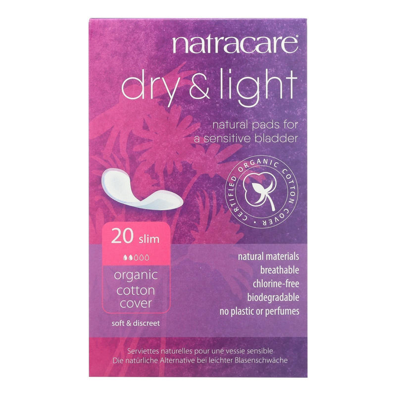 Natracare Dry And Light Individually Wrapped Pads - 20 Pack - Orca Market