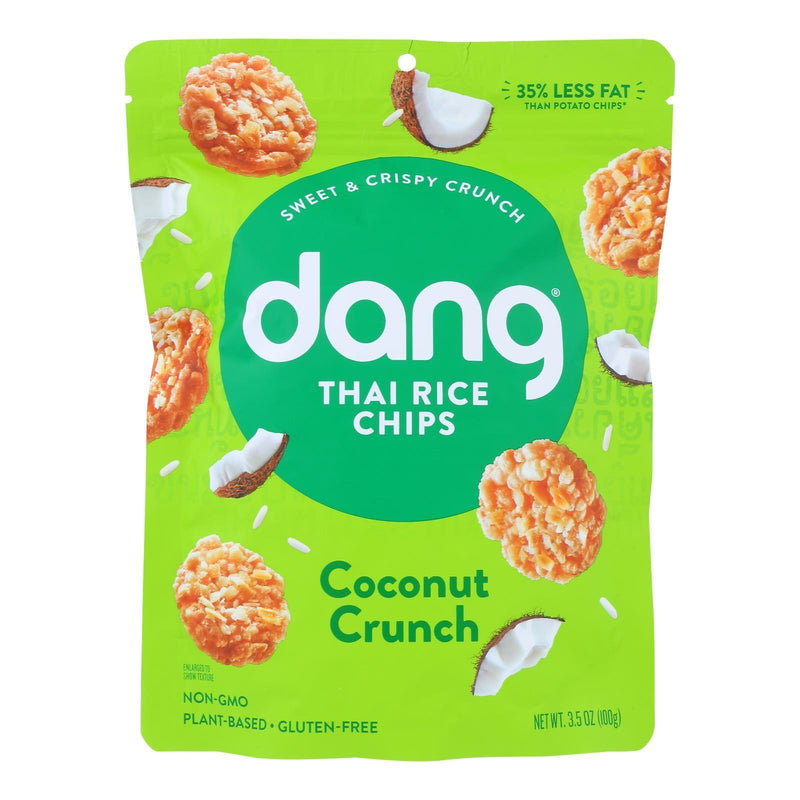 Dang - Sticky Rice Chips - Coconut - Case Of 12 - 3.50 Oz - Orca Market