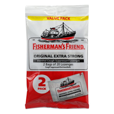 Fisherman's Friend Lozenges - Original Extra Strong - Dsp - 40 Ct - 1 Case - Orca Market