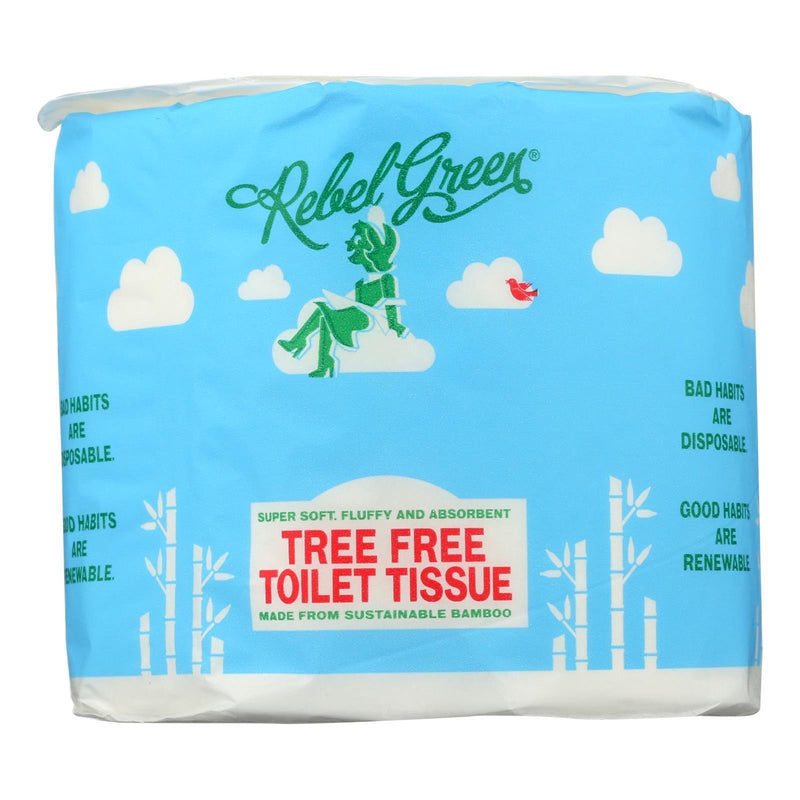 Rebel Green - Tree Free Toilet Tissue - Case Of 40 - Ct - Orca Market