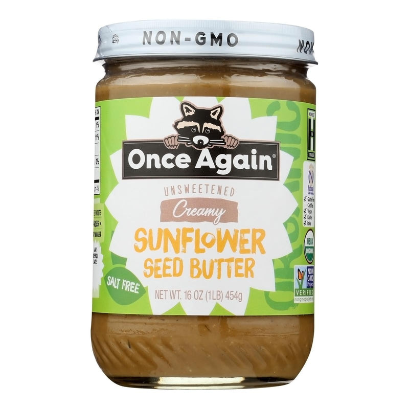 Once Again - Sunflower Butter Ns Sugar Free - Case Of 6-16 Oz - Orca Market