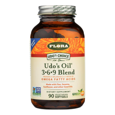 Flora Inc - Udo's Oil 369 Blend - Ea Of 1-90 Sgel - Orca Market