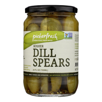 Pickerfresh - Dill Kosher Spears - Case Of 6-24 Oz - Orca Market