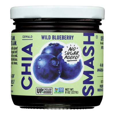 Oswald - Jam Chia Smash Wild Blueberry - Case Of 6-8 Oz - Orca Market