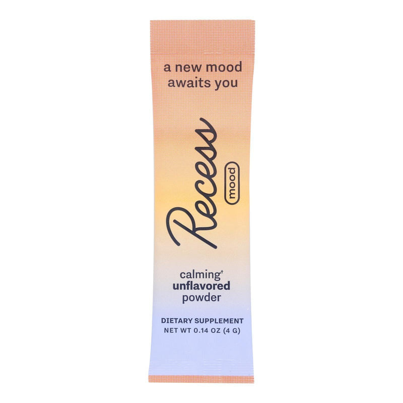 Recess - Mood Sticks Unflavored - Case Of 10-.14 Oz - Orca Market