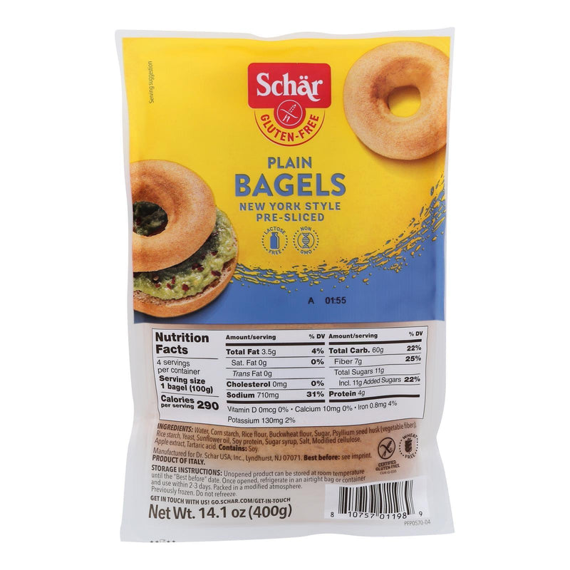 Schar - Bagel Plain - Case Of 4 - 14.1 Oz - Orca Market