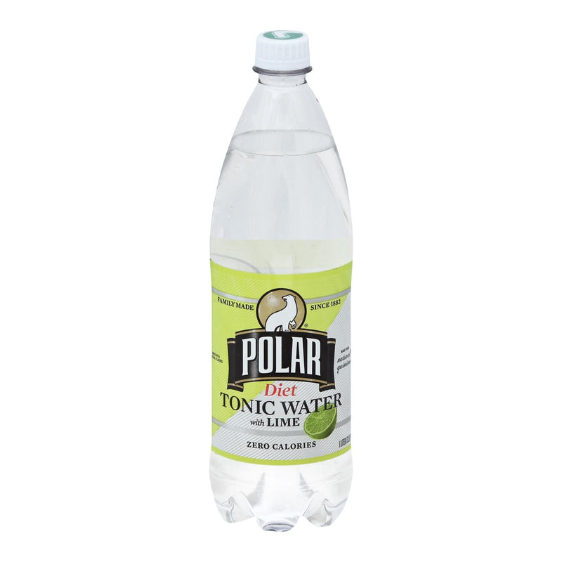 Polar Beverages Tonic - Lime - Diet - Case Of 12 - 33.8 Fl Oz - Orca Market