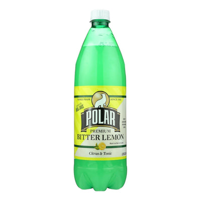 Polar Beverages Bitter Lemon - Case Of 12 - 33.8 Fz - Orca Market