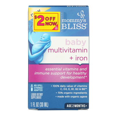 Mommy's Bliss - Multivitamin Iron Drops Baby - 1 Each-1 Fz - Orca Market