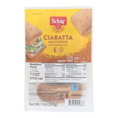 Schar - Ciabatta Multigrain - Case Of 5-7.0 Oz - Orca Market