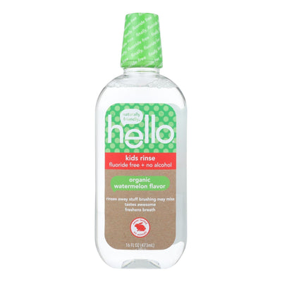 Hello Products Llc - Kid Rinse Flride Fr Wtrmln - 1 Each-16 Fz - Orca Market