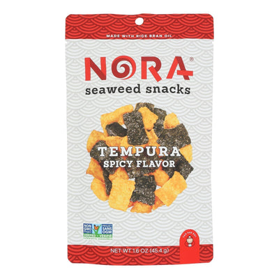 Nora Snacks - Tempura Spicy - Case Of 12 - 1.6 Oz - Orca Market