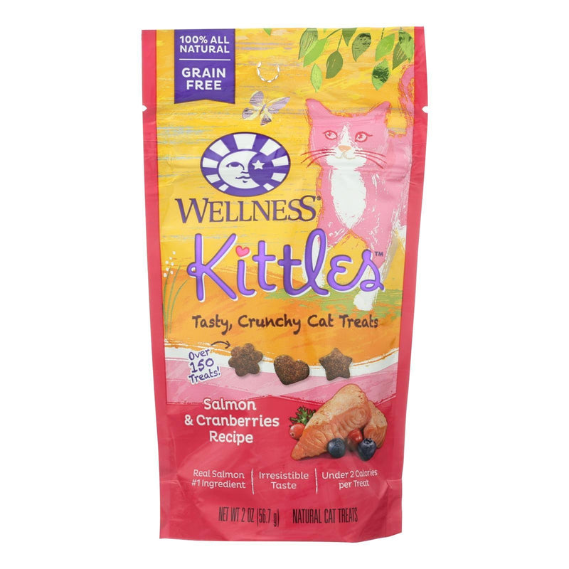 Wellness Pet Products - Cat Treat Kittles Salmon & Cranberries - Case Of 14 - 2 Oz - Orca Market