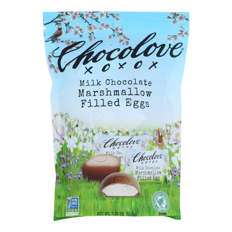 Chocolove - Eggs Milk Chocolate Marsh Fill - Case Of 8-7.05 Oz - Orca Market