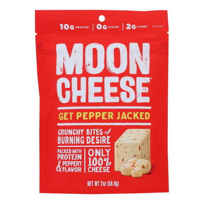 Moon Cheese's Pepper Jack Dehydrated Cheese Snack - Case Of 12 - 2 Oz - Orca Market