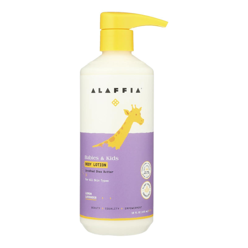 Alaffia - Kids Lotion Lemon & Lavender - 1 Each -16 Fz - Orca Market