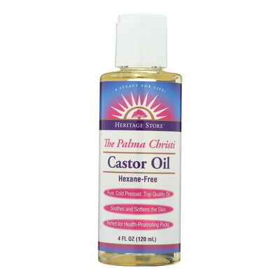 Heritage Products Castor Oil Hexane Free - 4 Fl Oz - Orca Market