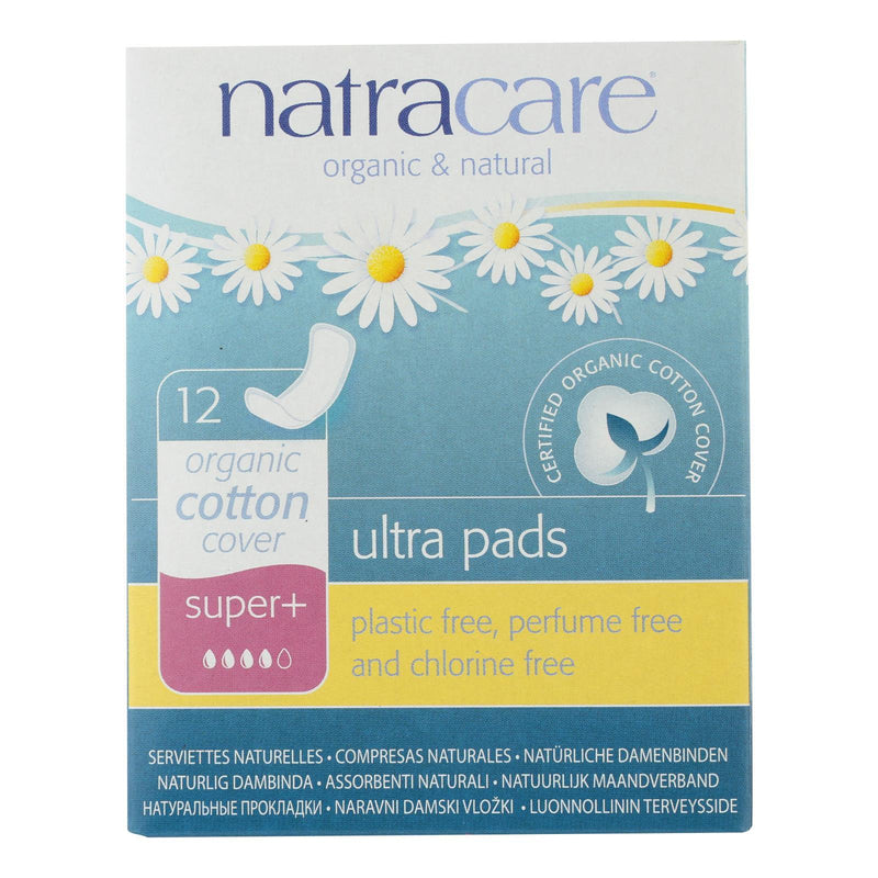 Natracare Natural Ultra Pads Super Plus W/organic Cotton Cover - 12 Pack - Orca Market