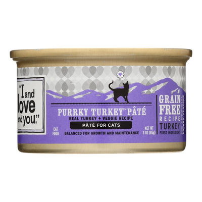 Natural Protein-rich Purrky Turkey Recipe Wet Cat Food - Case Of 24 - 3 Oz - Orca Market