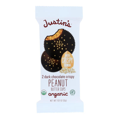 Justin's - Cups Drk/ch Peanut Butter Crisp - Case Of 12-1.32 Oz - Orca Market