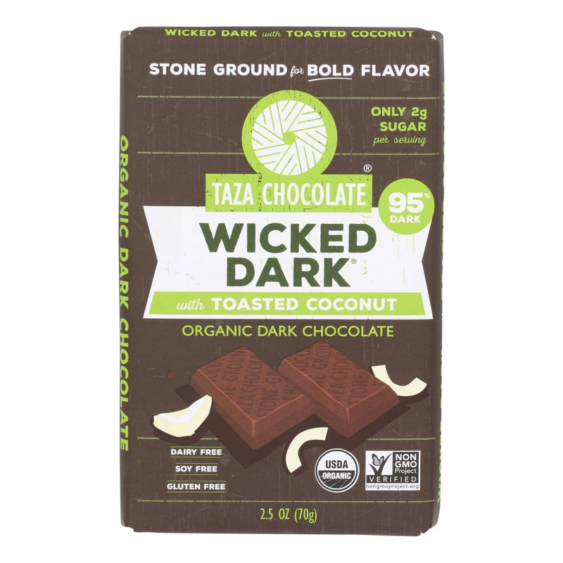 Taza Chocolate Organic Dark Chocolate - Case Of 10 - 2.5 Oz - Orca Market