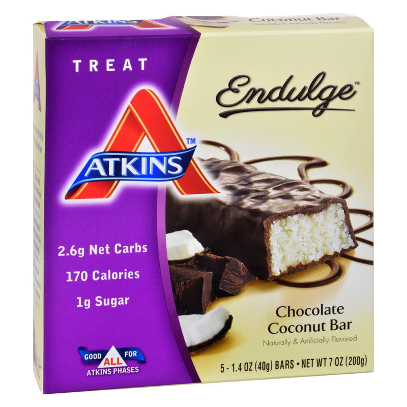 Atkins Endulge Chocolate Coconut Bar - 5/1.4 Oz - Orca Market