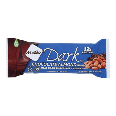 Nugo Nutrition Bar - Protein Bar Dark Chocolate Almond Sea Salt - Case Of 12-1.76 Oz - Orca Market