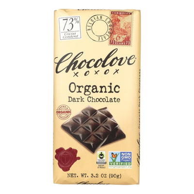 Chocolove Xoxox - Premium Chocolate Bar - Fair Trade Organic Dark Chocolate - 3.2 Oz Bars - Case Of 12 - Orca Market