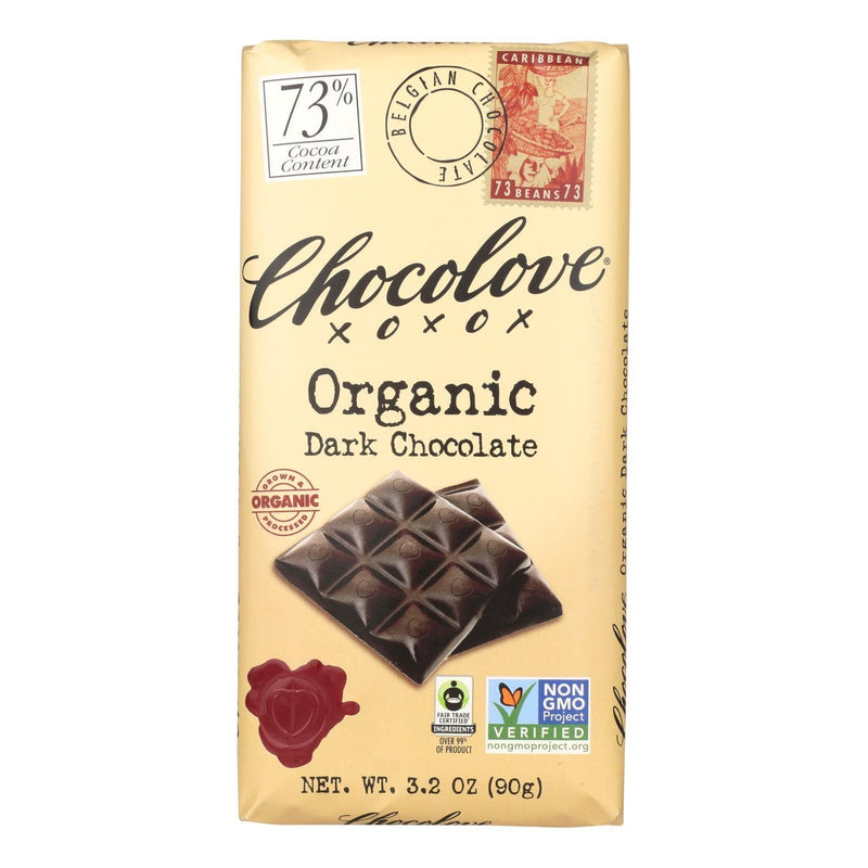 Chocolove Xoxox - Premium Chocolate Bar - Fair Trade Organic Dark Chocolate - 3.2 Oz Bars - Case Of 12 - Orca Market