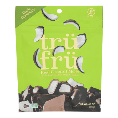 Tru Fru Dark Chocolate Coconut Melts - Case Of 6 - 4.2 Oz - Orca Market