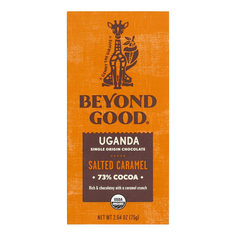 Beyond Good - Bar Salt Caramel Dark Chocolate - Case Of 12-2.64 Oz - Orca Market