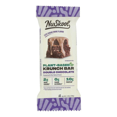 Nuskool - Bar Double Chocolate 12ct - Case Of 12-1.38 Oz - Orca Market