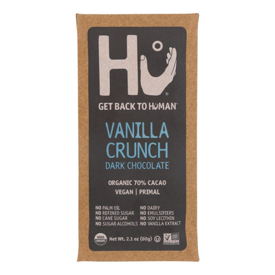 Hu - Dark Chocolate Bar Vanilla Crunch - Case Of 12-2.1 Oz - Orca Market