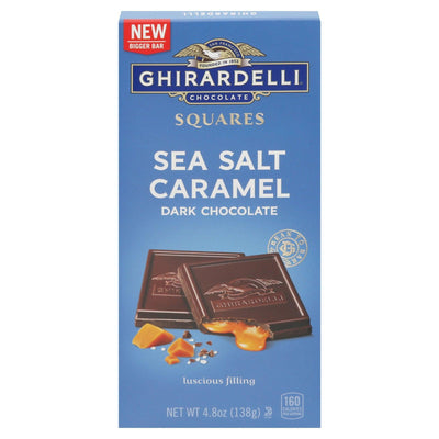 Ghirardelli - Bar Dark Chocolate Sea Salt & Caramel - Case Of 10-4.8 Oz - Orca Market