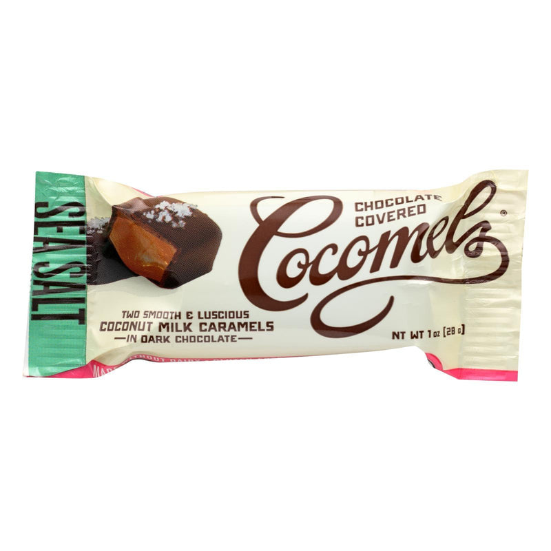 Cocomel - Dark Chocolate Covered Cocomel -s - Sea Salt - Case Of 15 - 1 Oz. - Orca Market